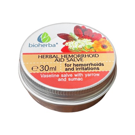 Bioherba Herbal Hemorrhoid aid salve balzamas kūnui, 30 ml