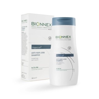 Bionnex Organica šampūnas nuo plaukų slinkimo riebiems plaukams, 300 ml