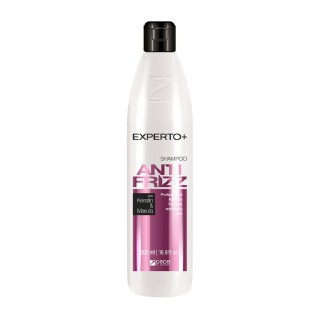 Experto Anti Frizz šampūnas sausiems plaukams su keratinu ir marula, 500 ml