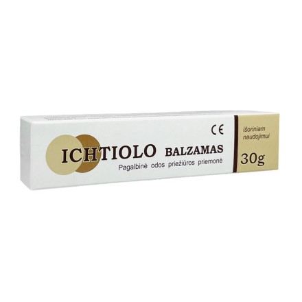 Ichtiolo balzamas-tepalas 10 %, 30 g