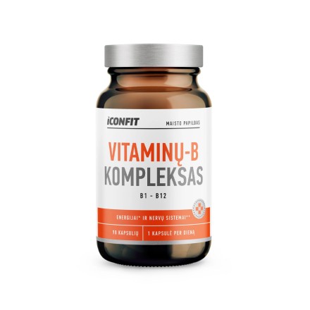 Iconfit vitaminų B kompleksas, 90 kapsulių