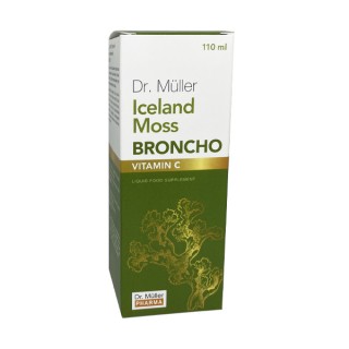 Dr. Muller broncho islandine kerpena + vitaminu C, 110 ml