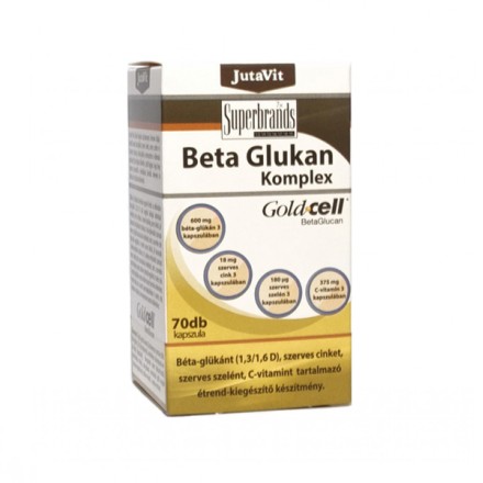 JutaVit beta glukan komplex, 70 kapsulių