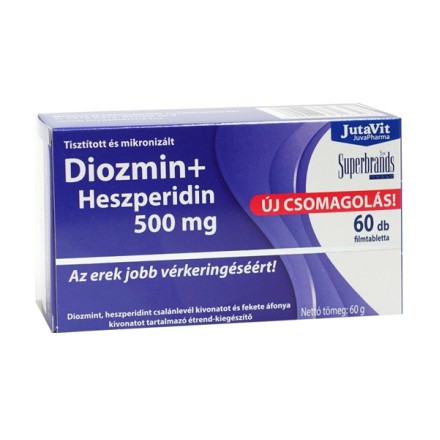 Diosminas + hesperidinas JutaVit, 60 tablečių