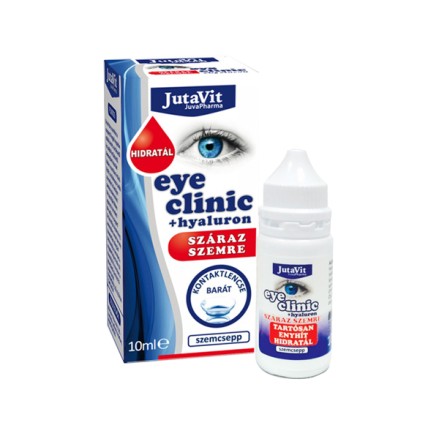 JutaVit drėkinamieji akių lašai su hialuronu, 10 ml