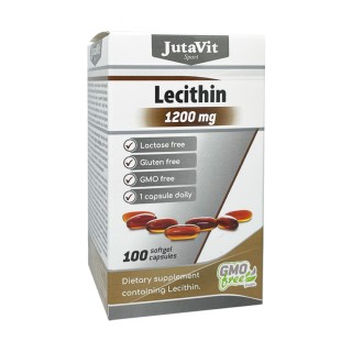 JutaVit lecitinas 1200 mg, 100 kapsulių