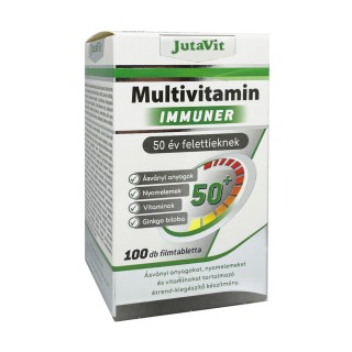 Jutavit multivitaminai imunitetui senior su laktobacilomis, 45 kapsulės