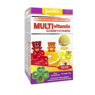 JutaVit multivitaminai guminukai vaikams, 60 guminukų