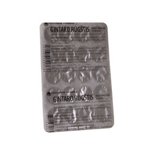 Gintaro rūgštis 100 mg, 20 tablečių