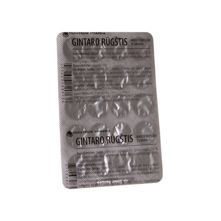 Gintaro rūgštis 100 mg MedicataFilia, 20 tablečių