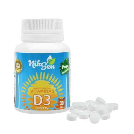 NikSen vitaminas D3 5000 TV, 30 tablečių