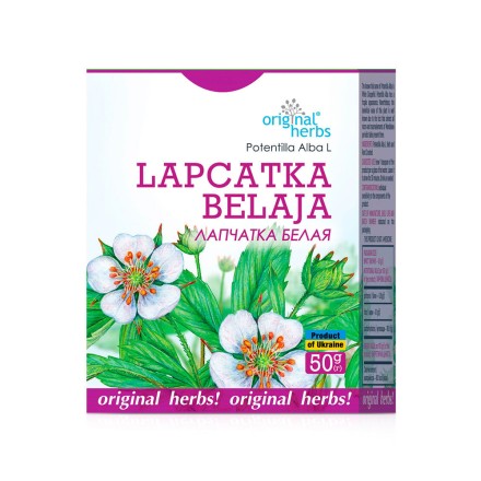 Baltoji sidabražolė žolelių arbata Lapcatka Belaja Original Herbs, 50 g
