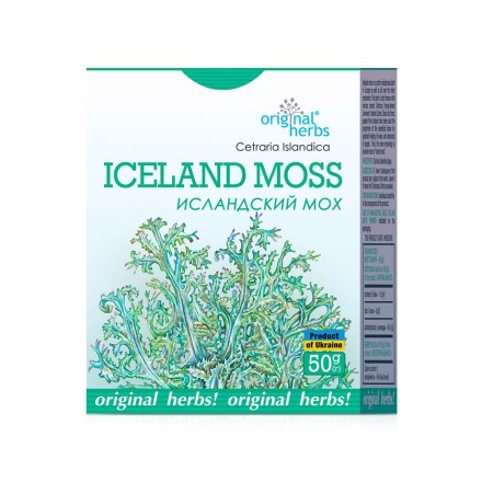Islandinė kerpena žolelių arbata Original Herbs, 50 g