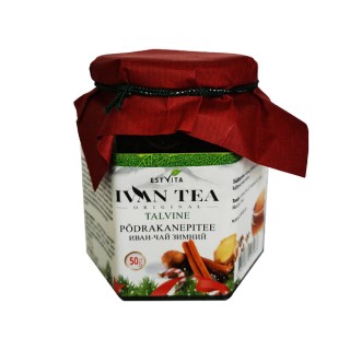Siauralapio gauromečio Ivan-chai biri žiemos arbata su prieskoniais, 50 g