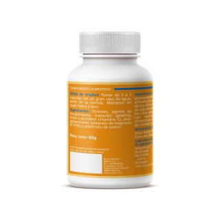 Sotya chitozanas chitozan 485 mg + chromas + vitaminas C, 100 kapsulių