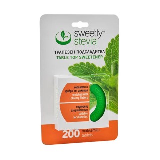 Sweetly stevia stevija saldiklis 65 mg, 200 tablečių