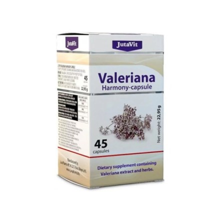 JutaVit valeriana harmony valerijonas + pasiflora + apynys, 45 kapsulės