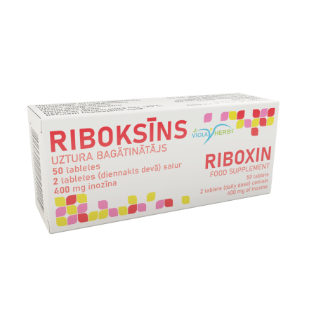 Riboksinas 200 mg inozinas, 50 tablečių
