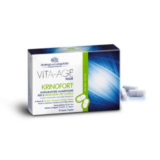 Vita-Age Hair krinofort maisto papildas plaukams, 30 kapsulių