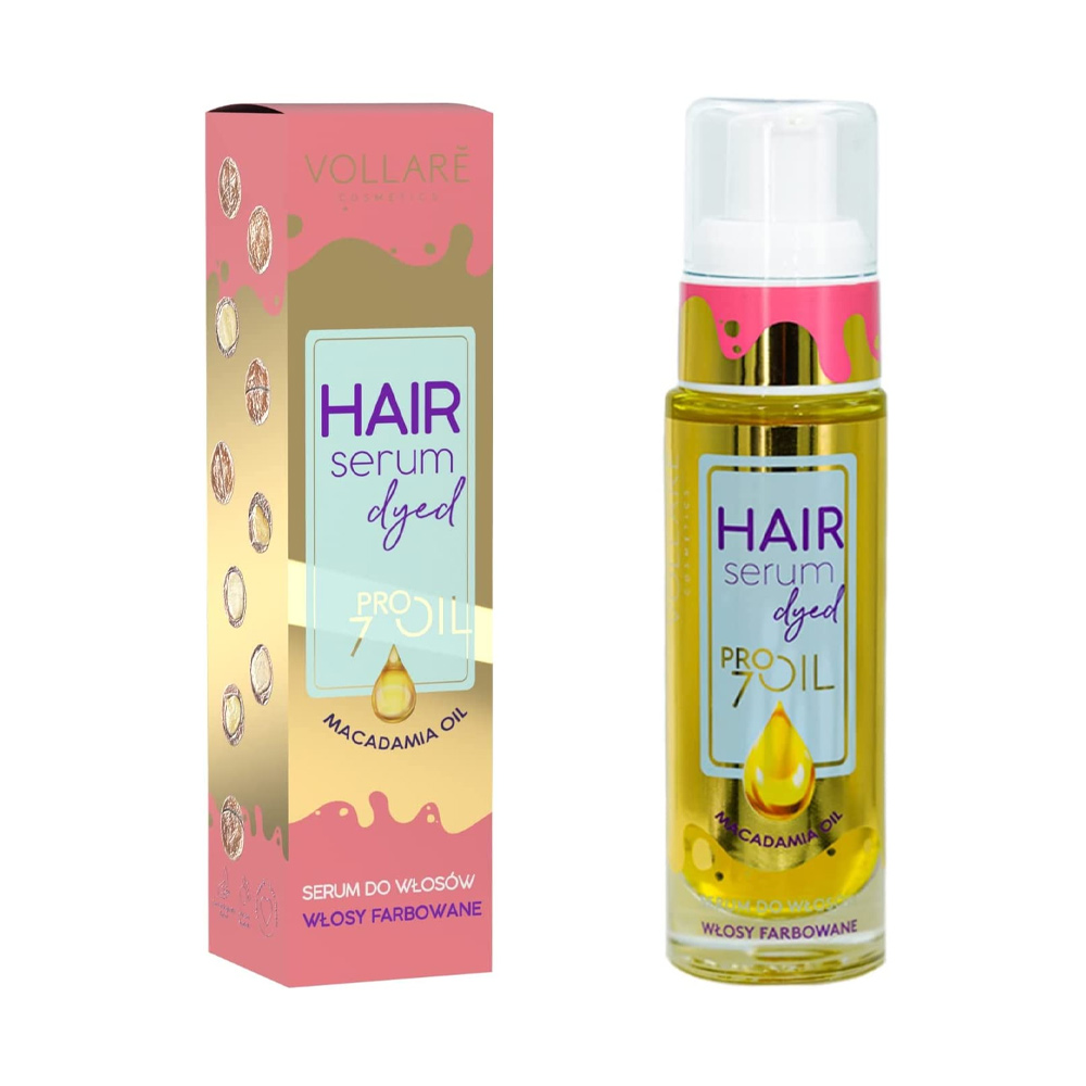 Hair serum for coloured hair with macadamia oil, 50 ml