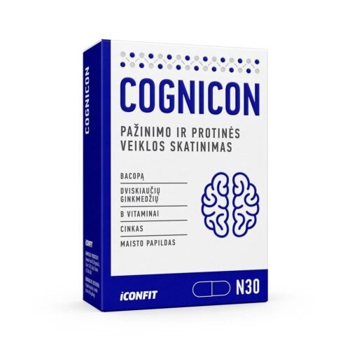 Iconfit Cognicon Kleines Fettblatt + Ginkgobaum, 30 Kapseln