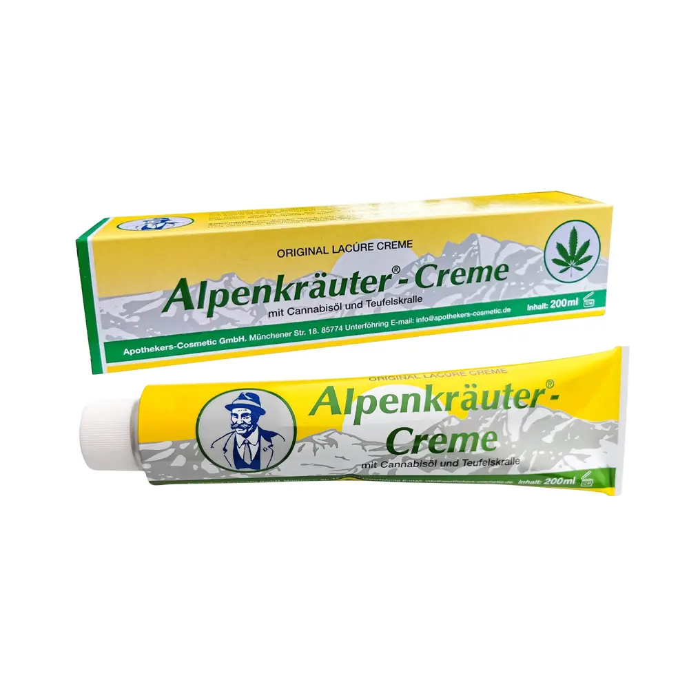 Alpenkräuter Alpine Herbal Balm with hemp oil and devil’s claw, 200 ml