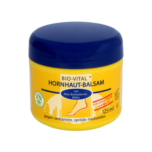 Bio-Vital Hornhaut Fußbalsam mit Urat und Aloe-Vera-Extrakt, 125 ml