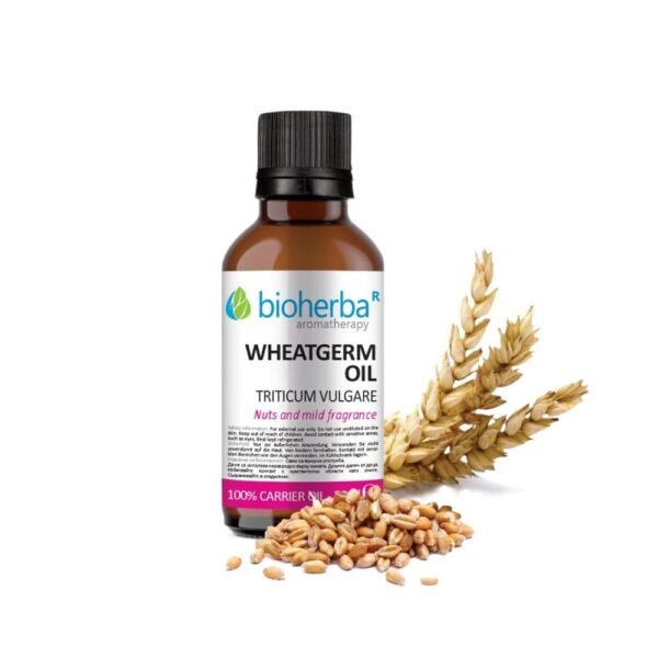 Kviečių gemalų kosmetinis aliejus (Triticum vulgare), 50 ml