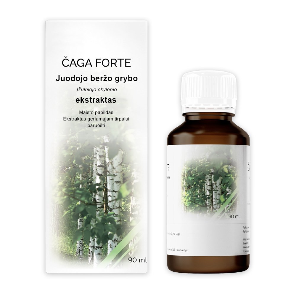 Befungin Chaga forte Schiefer Schillerporling Extrakt (Inonotus obliquus), 90 ml