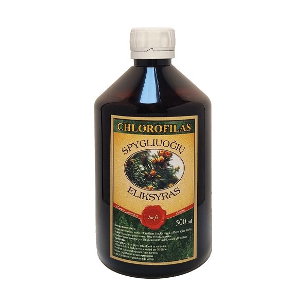 Chlorophyll conifer elixir liquid, 500 ml