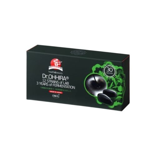 Dr.OHHIRA Standard 12 rūšių gyvybingos bakterijos 3 metus fermentuotas kompleksas, 30 kapsulių