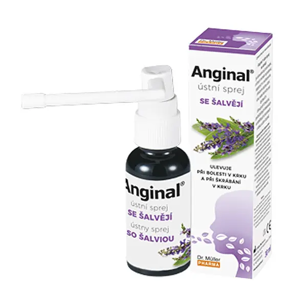 Dr. Muller anginal throat spray with sage, 30 ml