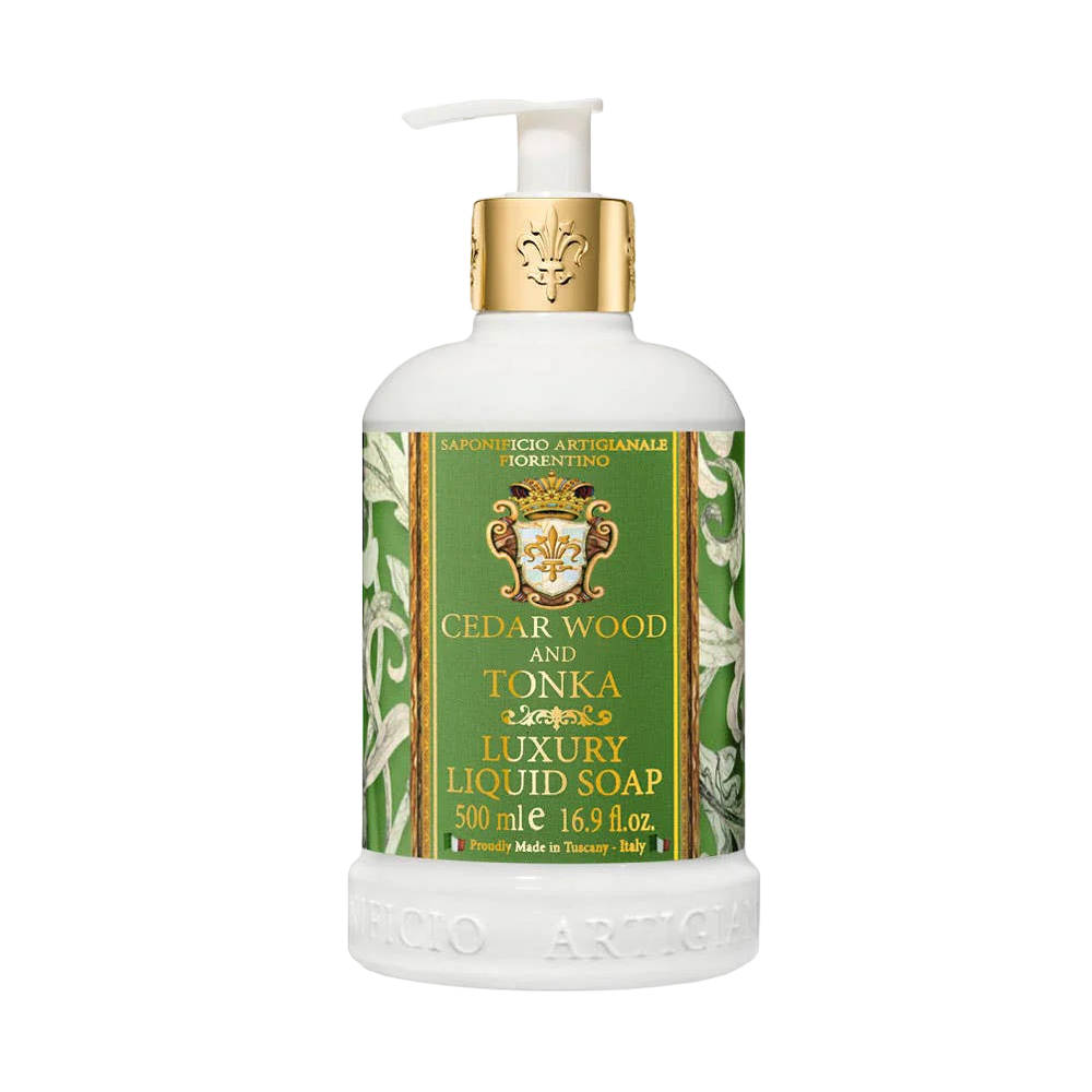 Fiorentino Cedar Tonka liquid hand soap, 500 ml