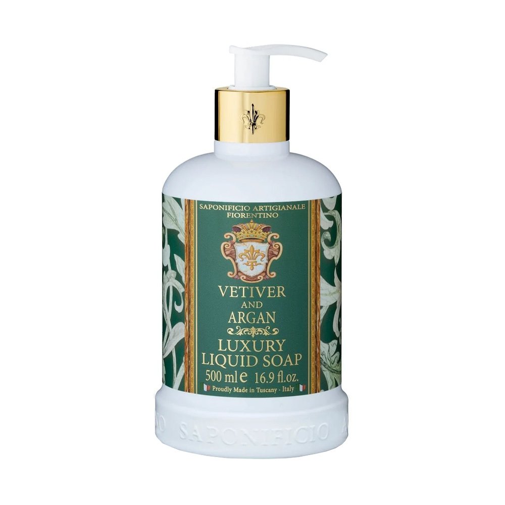 Fiorentino vetiver and argan liquid hand soap, 500 ml