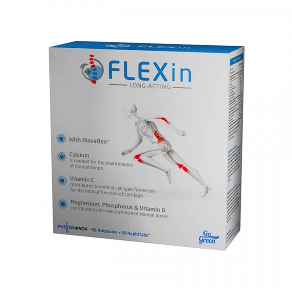 FlexIn long acting fusionpack, 30 ampoules and tablets