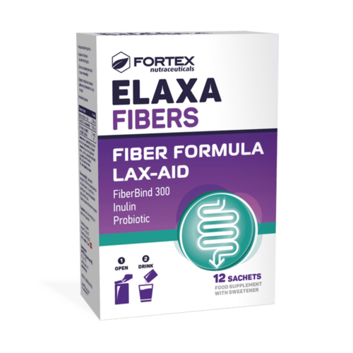 Fortex Elaxa-Fasern Inulin + Ballaststoffe + lebensfähige Bakterien, 12 Päckchen