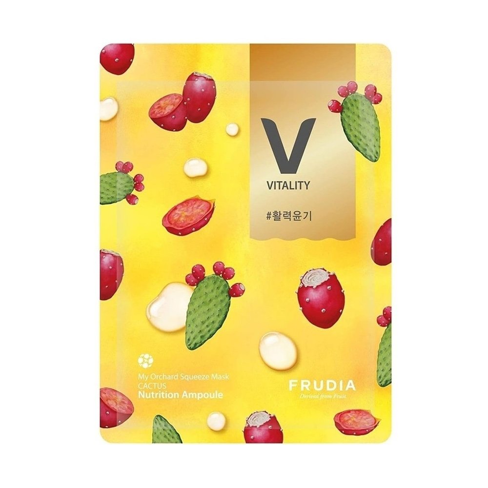 Frudia my orchard Vitalität sheet Gesichtsmaske mit Kaktusextrakt, 1 Stück.