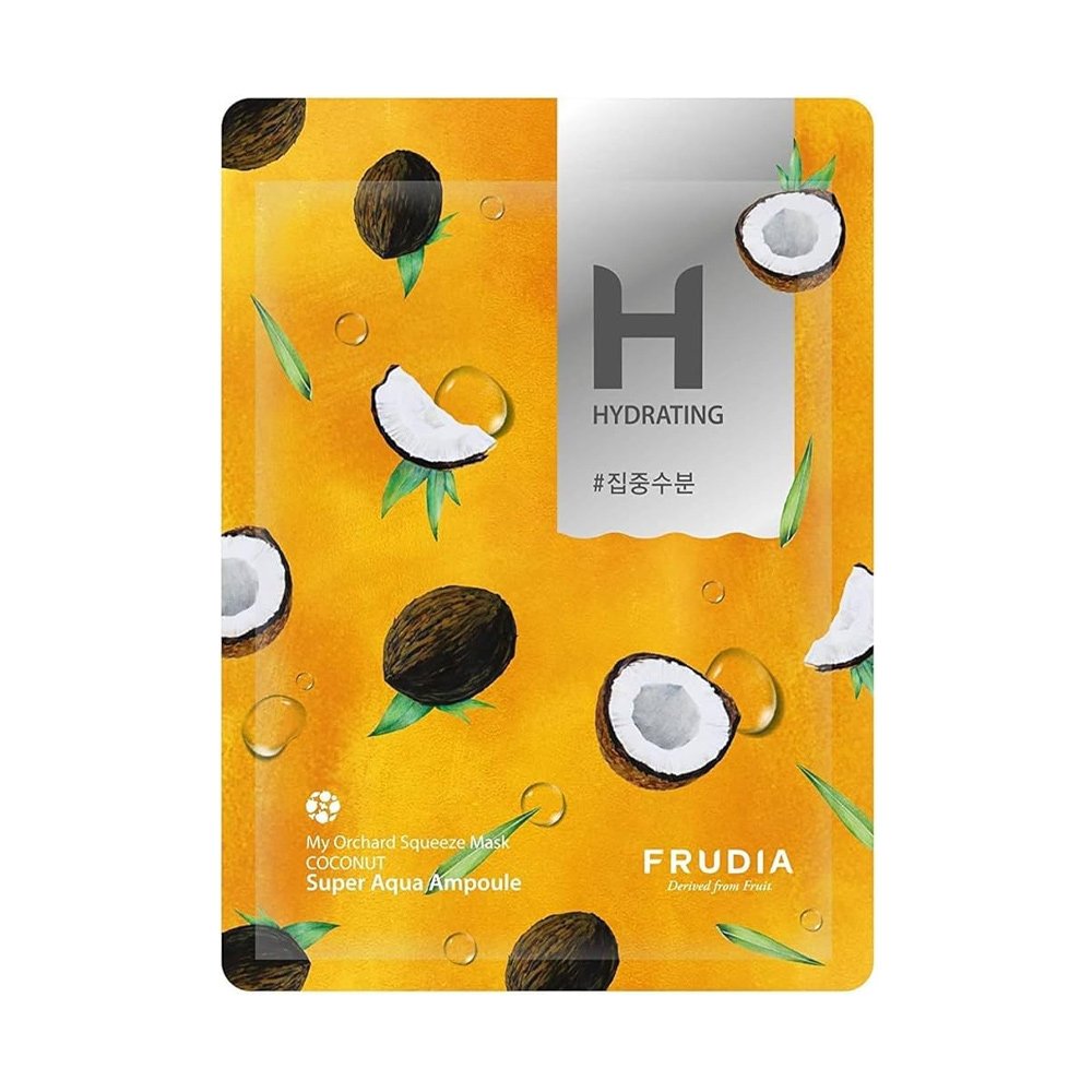 Frudia my orchard hydrating sheet face mask with coconut, 1 pcs.