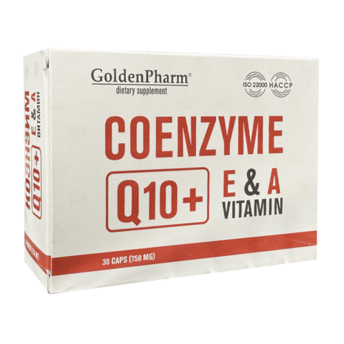 Golden Pharm Inosin + Coenzym Q10 + Vitamine A und E, 30 Kapseln