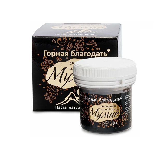 Gornaya blagodat gereinigte Altai-Mumie (Shilajit, Mumijo), 30 g