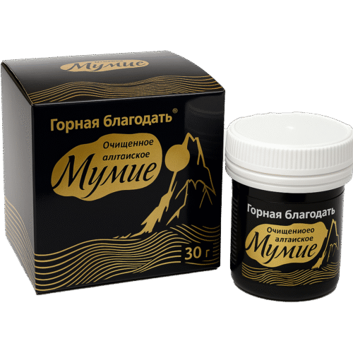 Gornaya blagodat gereinigte Altai-Mumie (Shilajit, Mumijo), 30 g
