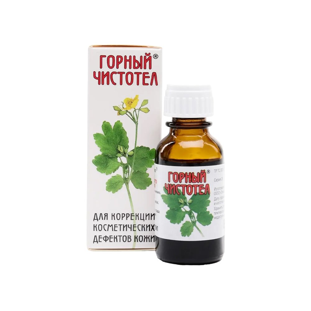 Gornyj cistotel mountain chelidonium against papillomas and warts, 15 ml