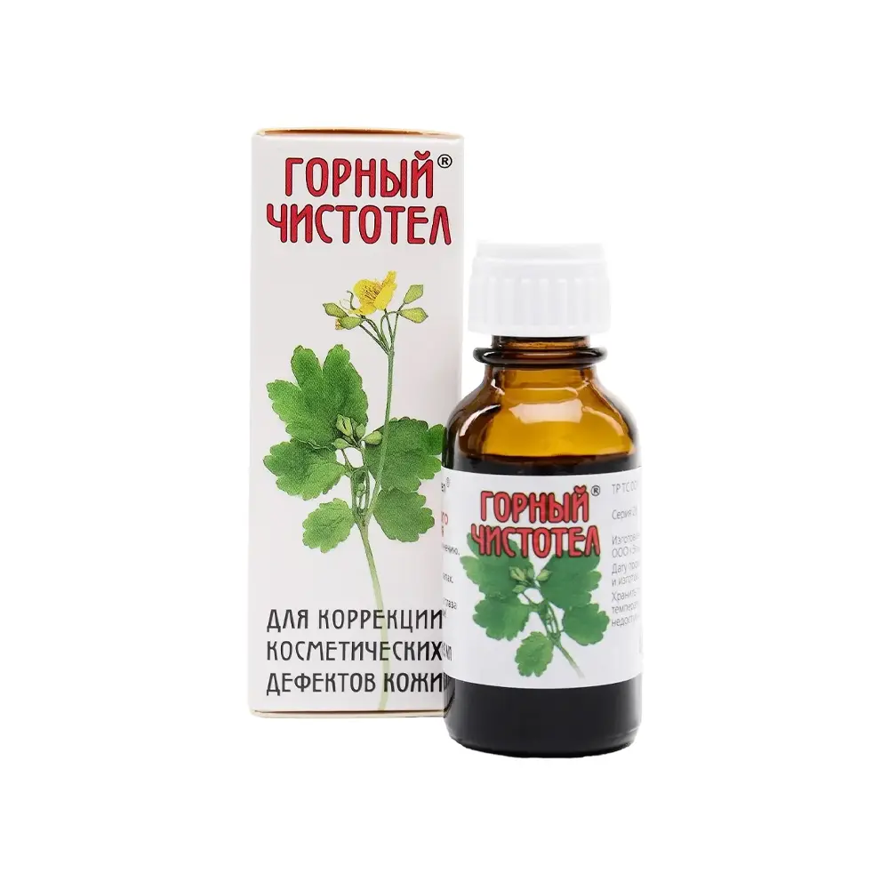 Gornyj Cistotel Schöllkraut gegen Papillome und Warzen, 15 ml