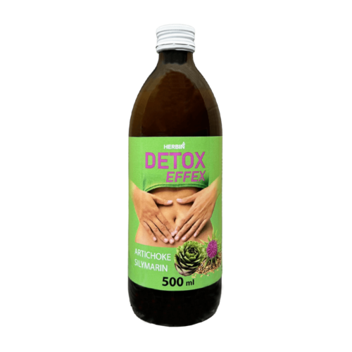 Herbin Detox Effex Mariendistel + Artischockenextrakt für Leber, Darm, 500 ml