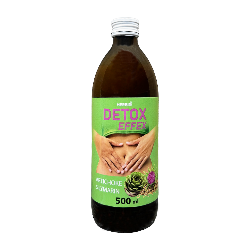 Herbin Detox Effex milk thistle + artichoke extract for liver, intestines, 500 ml