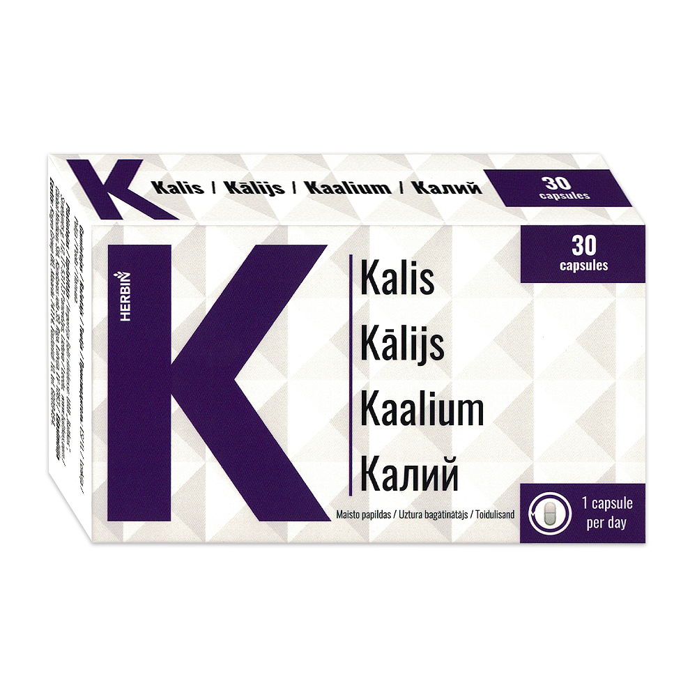 Herbin Kalium 300 mg, 30 Tabletten