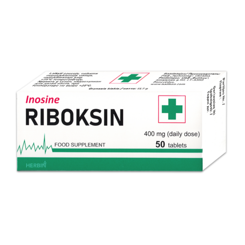 Riboksinas 200 mg inozinas, 50 tablečių