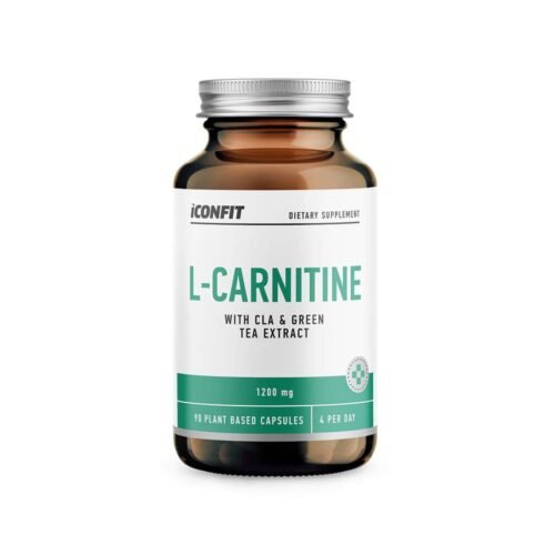 L-Carnitin + CLA + Grüntee-Extrakt ICONFIT, 90 Kapseln