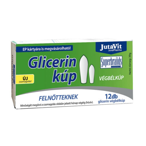 Jutavit Hämorrhoidal Rektale Glycerin Zäpfchen 2,5 g, 12 St.