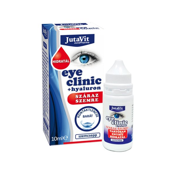 JutaVit moisturising eye drops with hyaluron, 10 ml